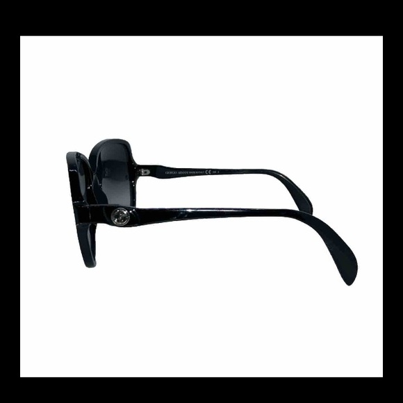 Giorgio Armani 756/s Authentic Oversized Sunglasses Black Grey Women’s Square - Picture 5 of 12